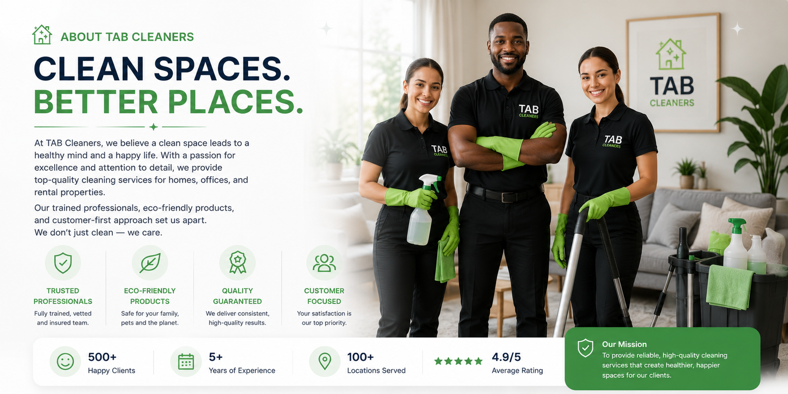 Professional teams, premium finish
